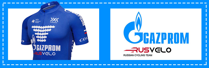 maillot cyclisme Gazprom Rusvelo